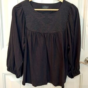Lucky Brand black top. Like new. Size S
